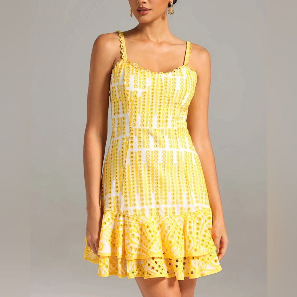 Yellow beehive dress